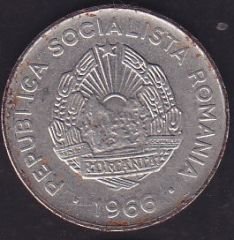 Romanya 25 Bani 1966