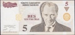 8.Emisyon 5 YTL B77 671412 Çil