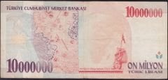 7.Emisyon 10 000 000 Lira A41 869871 Çok Temiz