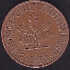 Almanya 2 Pfennig 1983 J
