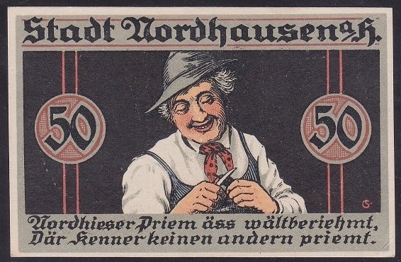 ALMANYA 50 PFENNİNG NOTGELD 1921 ÇİL