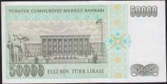 7.Emisyon 2.Tertip 50000 Lira L86 035790 Çok Çok Temiz+