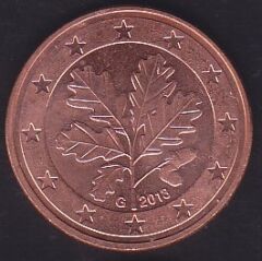Avrupa Birliği 5 Euro Cent 2013 G Almanya