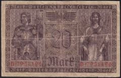 Almanya 20 Mark 1918 Çok Temiz