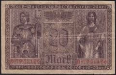 Almanya 20 Mark 1918 Çok Temiz
