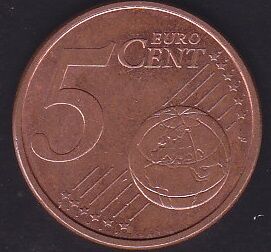 Avrupa Birliği 5 Euro Cent 2014 İspanya