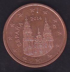 Avrupa Birliği 5 Euro Cent 2014 İspanya