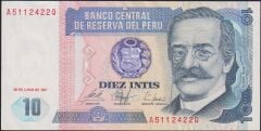 Peru 10 İntis 1987 Ççt Çilaltı Pick 129