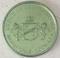 YABANCI MADALYA 1970 YEŞİL RENKLİ HAFİF BİR METAL 4 CM