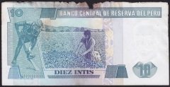 Peru 10 İntis 1987 Haliyle  Pick 129