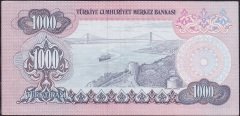 6.Emisyon 3.Tertip 1000 Lira F34 827344 Ççt Çilaltı