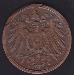 Almanya 2 Pfennig 1912 D