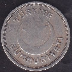 1937 Yılı 5 Kuruş Çok Temiz