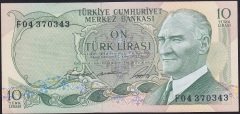 6.EMİSYON 1.TERTİP 10 LİRA F04 370343 ÇÇT +