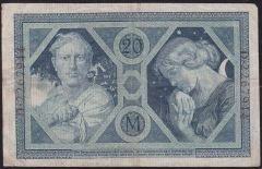Almanya 20 Mark 1915 Çok Temiz