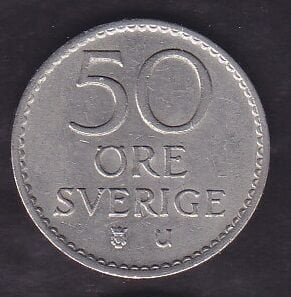 İsveç 50 Öre 1973