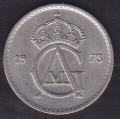 İsveç 50 Öre 1973