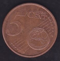 Avrupa Birliği 5 Euro Cent 2016 İspanya