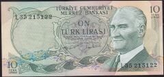 6.Emisyon 2.Tertip 10 Lira L35 215122 Çilaltı Çil