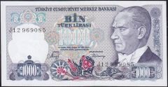 7.Emisyon 2.Tertip 1000 Lira J12 969085 Çil