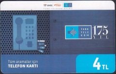 TÜRK TELEKOM 4 TL 175.YIL - SKT EKİM 2017