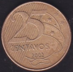 Brezilya 25 Centavos 2002