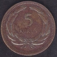 1950 Yılı 5 Kuruş Çok Temiz