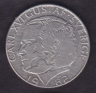 İsveç 1 Kron 1982