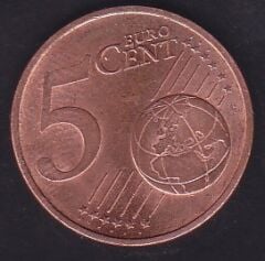 Avrupa Birliği 5 Euro Cent 2018 D Almanya