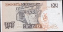 Peru 100 Intis 1987 Çilaltı ( Kat yok ) Pick133