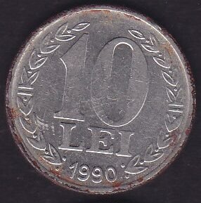 Romanya 10 Lei 1990