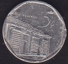 Küba 5 Centavos 2000