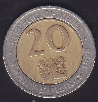 KENYA 20 SHİLLİNG 1998