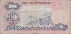 6.Emisyon 3.Tertip 1000 Lira F07 553598 Çok Temiz