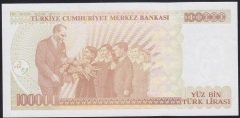 7.EMİSYON 3.TERTİP 100000 LİRA H87 624105 ÇİLALTI ÇİL