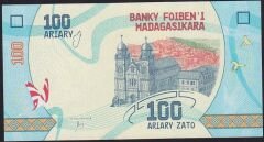 Madagaskar 100 Ariary 2017 Çil A serisi