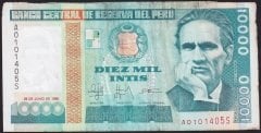 Peru 10000 İntis 1988 Haliyle Pick 140