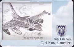 TÜRK TELEKOM 50 KONTÖR - F-16C FIGHTING FALCON 1987 UÇAK -SKT MART 2009