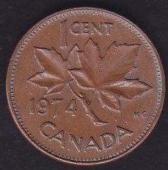 Kanada 1 Cent 1974