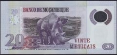 MOZAMBİK 20 METİCAİS 2011 ÇİL POLYMER