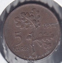 1958 YILI 5 KURUŞ ÇİLALTI