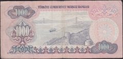 6.Emisyon 3.Tertip 1000 Lira F05 072320 Çok Temiz