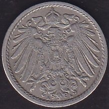 Almanya 5 Pfennig 1913 A
