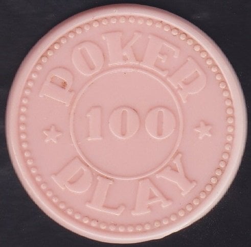 POKER FİŞİ 100 LÜK PLASTİK eski para mezat