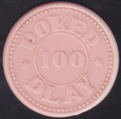 POKER FİŞİ 100 LÜK PLASTİK eski para mezat