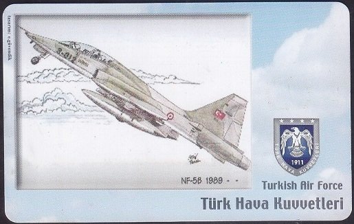 TÜRK TELEKOM 50 KONTÖR - NF-581989 UÇAK -SKT ŞUBAT 2009
