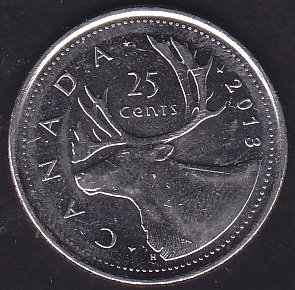 Kanada 25 Cent 2013