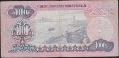 6.Emisyon 2.Tertip 1000 Lira E23 850792 Çok Temiz E - F Erörü