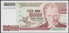 7.EMİSYON 3.TERTİP 100000 LİRA I14 951028 ÇİLALTI ÇİL