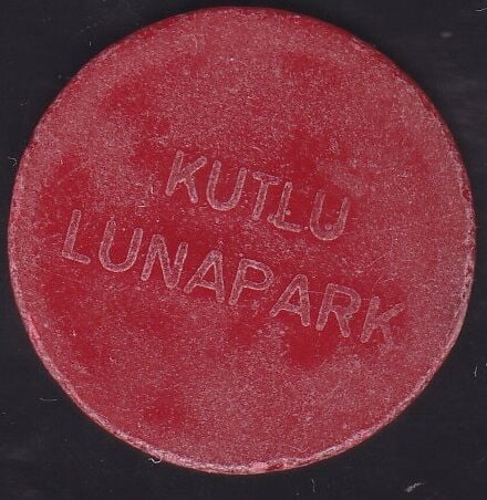 Kutlu Lunapark Jetonu Kırmızı
